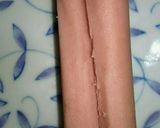 魚肉ソーセージをハートに切る方法作り方3写真