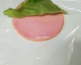 お弁当のすき間埋め！ハムフラワー✨作り方1写真