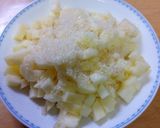 リンゴとクリームチーズ味のパウンドケーキ作り方1写真