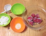 いちごと豆腐のレアチーズケーキ作り方3写真