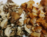 唐揚げ＋永谷園♪簡単もちもち炊き込みご飯作り方3写真