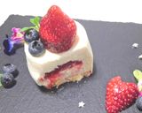 いちごと豆腐のレアチーズケーキ作り方20写真