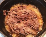 ストウブde簡単手作り牛丼♪作り方4写真