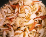 簡単ランチ　えのき ちくわ 卵とじ丼作り方2写真