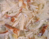 簡単ランチ　えのき ちくわ 卵とじ丼作り方3写真