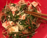 もう一品！桜エビとお豆腐の簡単サラダ★作り方2写真