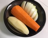 離乳食初期✿野菜ペースト&野菜スープ✿作り方1写真