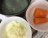 離乳食初期✿野菜ペースト&野菜スープ✿作り方4写真