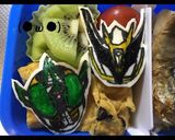 オブラートアートで電王キャラ弁♪作り方6写真