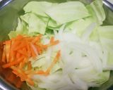 野菜たっぷりタンメン　袋麺で簡単♪作り方3写真