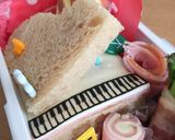 ピアノのサンドイッチ♪キャラ弁♡作り方5写真