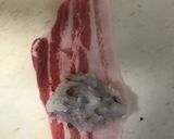 長芋のトロロ鍋、エビの豚ロール巻で作り方2写真