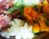 ベーコン&南瓜&じゃが芋サラ❤ゆりさん風作り方3写真