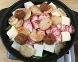 長芋のトロロ鍋、エビの豚ロール巻で作り方12写真