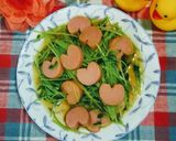 魚肉ソーセージをハートに切る方法作り方6写真