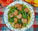 魚肉ソーセージをハートに切る方法作り方6写真