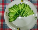 キュウリだけで綺麗なサラダ作り方3写真