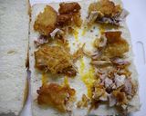 ＫＦＣ鶏の日！チキンフィレちぎりサンド作り方3写真