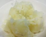 茹でジャガイモの明太マヨソースかけ作り方4写真