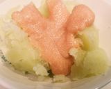 茹でジャガイモの明太マヨソースかけ作り方5写真