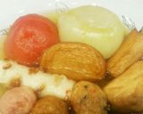 市販おでんパックでトマト、タマネギおでん作り方8写真