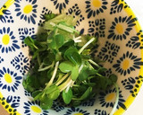 おつまみ簡単☆かいわれde油揚げハムピザ作り方5写真