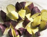 レンジと少ない油で絶品☆大学芋作り方3写真