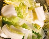 簡単鍋1つ!豚白菜ミルフィーユ鍋うどん☆作り方1写真