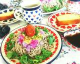 赤大根の梅納豆おろし蕎麦作り方1写真