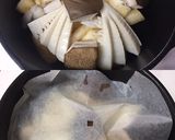 餅巾着 柚子風味　お節料理作り方3写真