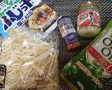 節約【もやしと塩昆布のペペロンチーノ風】作り方1写真