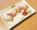 魚肉ソーセージのチーズベーコン巻き作り方6写真