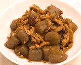 味染みこんにゃくと油揚げの甘辛炒め煮作り方9写真