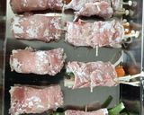 【小結しらたき】こんにゃくと野菜の肉巻き作り方3写真