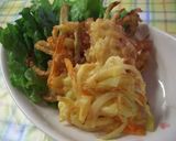 癖になる味♪さきイカとえのき茸の天ぷら☆作り方5写真