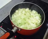 豆とキャベツの味海苔和え作り方3写真