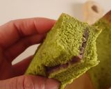 抹茶あん入り食パン（ＨＢ使用）作り方15写真