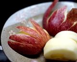 リンゴの紅葉切り 小技 裏技作り方1写真
