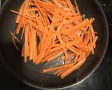 クミンとチリパウダーのにんじんしりしり作り方2写真