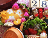 【簡単】キャラ弁 おかず なると 薔薇作り方9写真