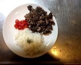 余ったナスの辛子漬けの豚肉炒め作り方5写真