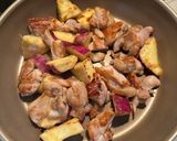 鶏肉とさつまいもの甘辛作り方4写真