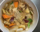 お一人様簡単オイ梅味根菜たっぷり野菜炒作り方22写真