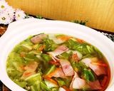 豆と野菜とベーコンのぽかぽか鍋作り方7写真