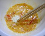 レンジで簡単！カニ玉☆カニカマ芙蓉蟹作り方1写真