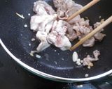 豚となすの粒マス炒め作り方3写真