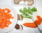 鶏手羽元と野菜の煮物♪簡単筍ピーマン人参作り方5写真