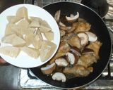 鶏手羽元と野菜の煮物♪簡単筍ピーマン人参作り方10写真