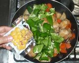 鶏手羽元と野菜の煮物♪簡単筍ピーマン人参作り方13写真