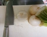 茎まで食べるカブ揚げ作り方1写真